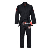 Novakik BJJ GI with Belt and Bag – Black Alpha Series 450 GSM Kimono Jiu Jitsu Uniform